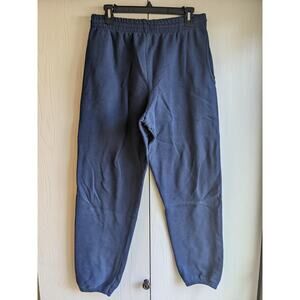 Fruit of the Loom Men's Blue Elastic High Rise Wide Leg Swat Pant Size M